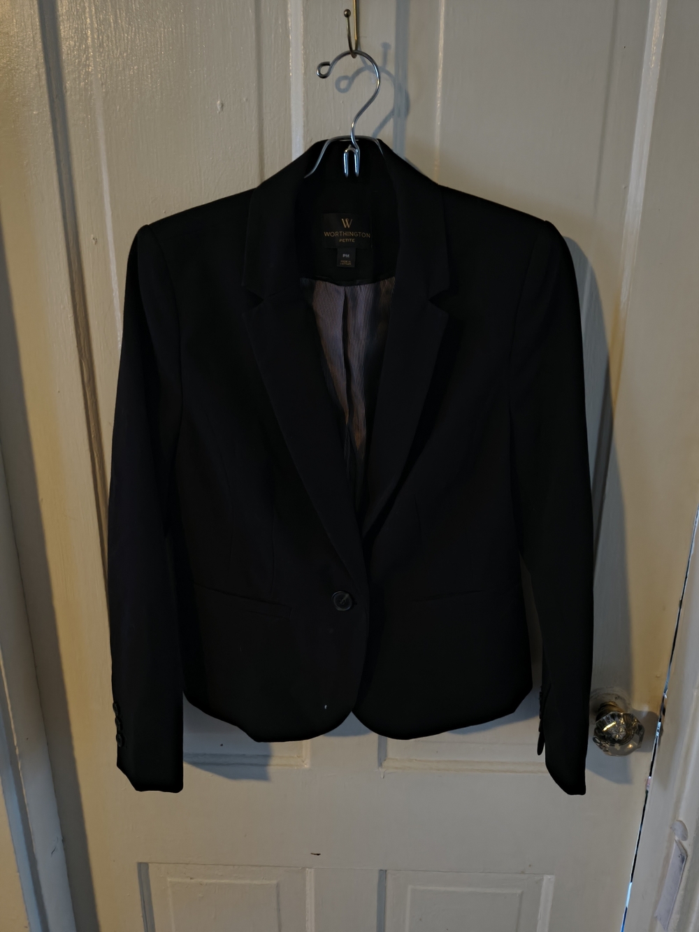 Worthington Black Single-Button Women's Blazer
